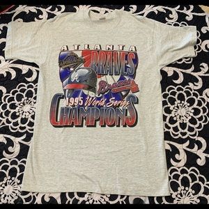 Vintage Atlanta Braves 1995 World Series T Shirt